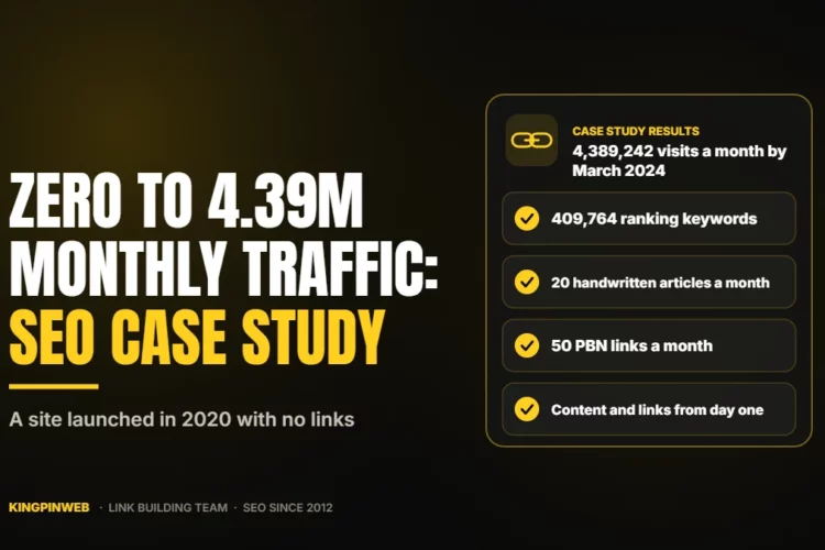 Zero to 4.39M Monthly Traffic: SEO Case Study