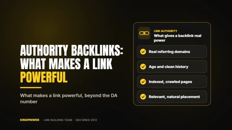 Authority Backlinks: What Makes a Link Powerful Authority Backlinks: What Makes a Link Powerful