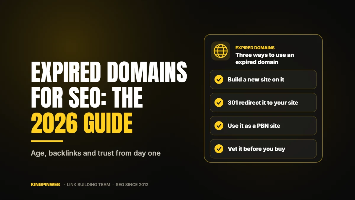 Expired Domains for SEO: The 2026 Guide
