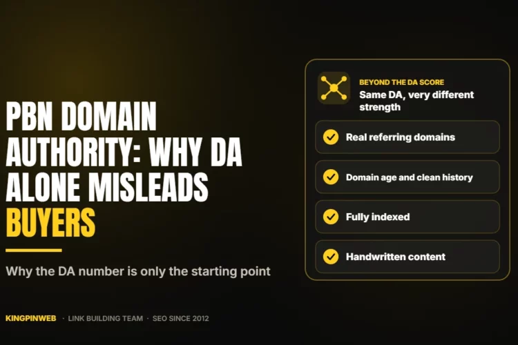 PBN Domain Authority: Why DA Alone Misleads Buyers