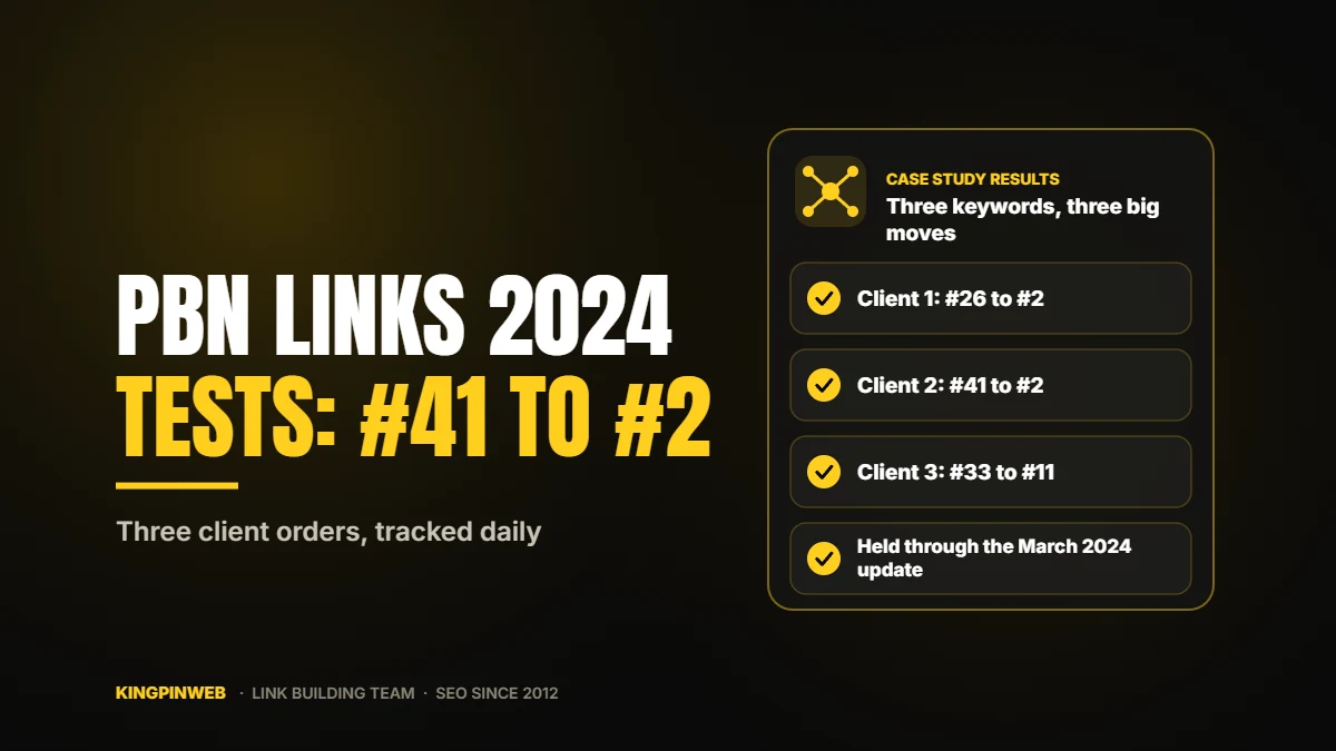 PBN Links 2024 Tests: #41 to #2 (Case Study) PBN Links 2024 Tests: #41 to #2 (Case Study)