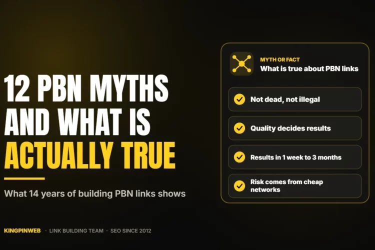 12 PBN Myths That Cost SEOs Rankings (And What Is Actually True)