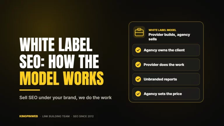 White Label SEO: How the Model Works